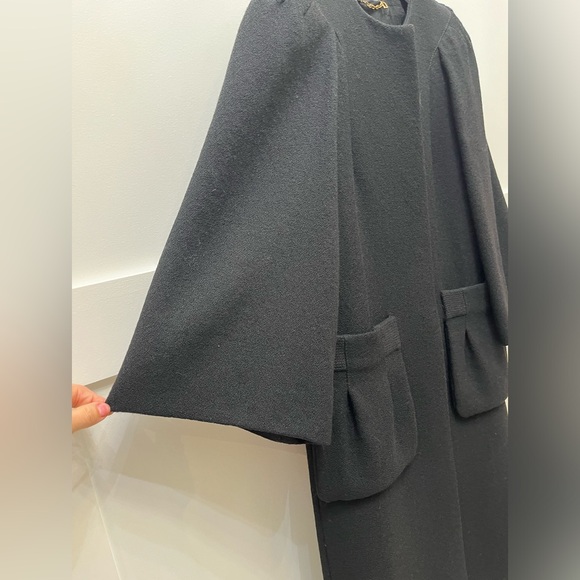 Vintage Gucci Wool Coat, PTP 17” - Picture 3 of 9